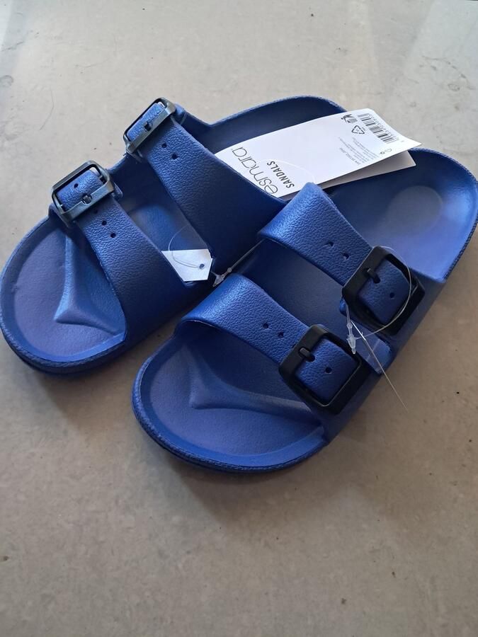 Esmara Slippers Badslippers Blauw Unisex Tanning