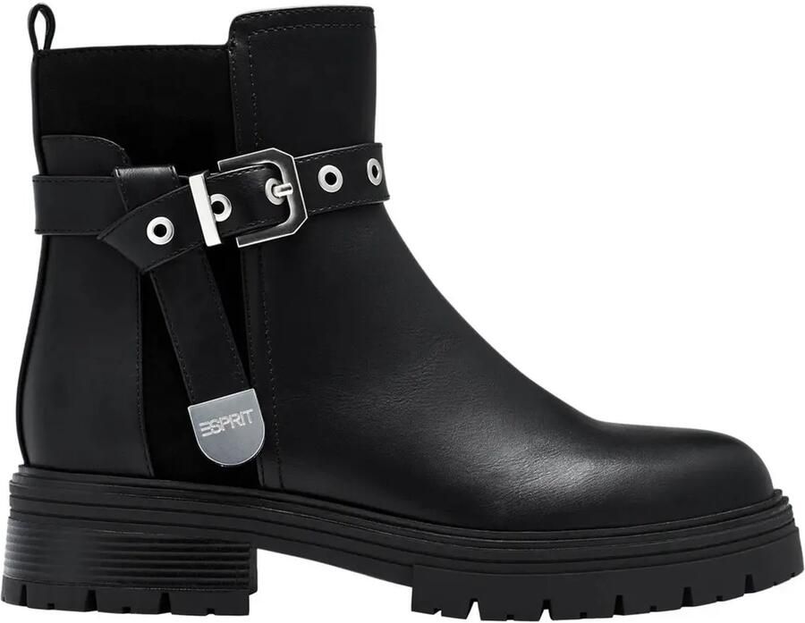 Esprit Shoes Enkellaarsjes 'Lilli' zwart