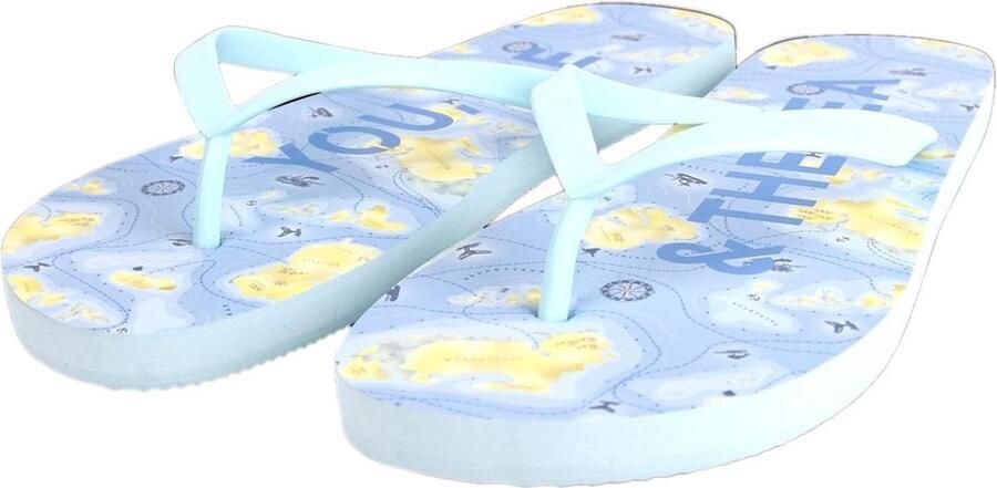 Esschert Design Teenslippers Zee Rubber Blauw - Foto 3