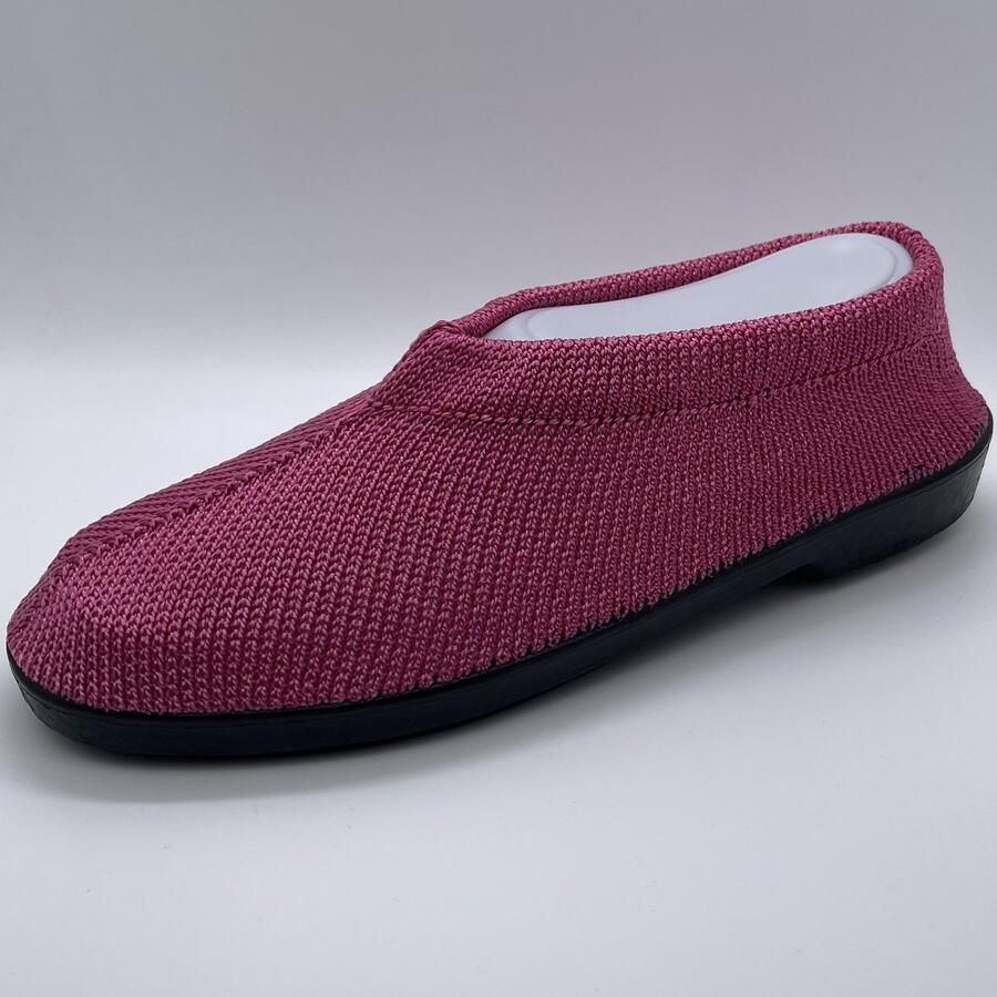EUROCONFORTO Gebreide Portugese Schoen Pink Rosé Instappers Pantoffel