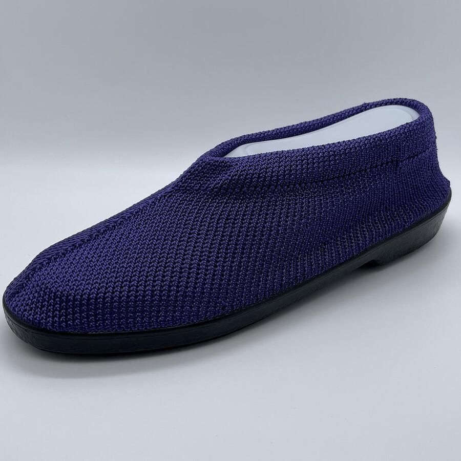 EUROCONFORTO Gebreide Portugese Schoen Royal Amethyst Paars Instappers Pantoffel