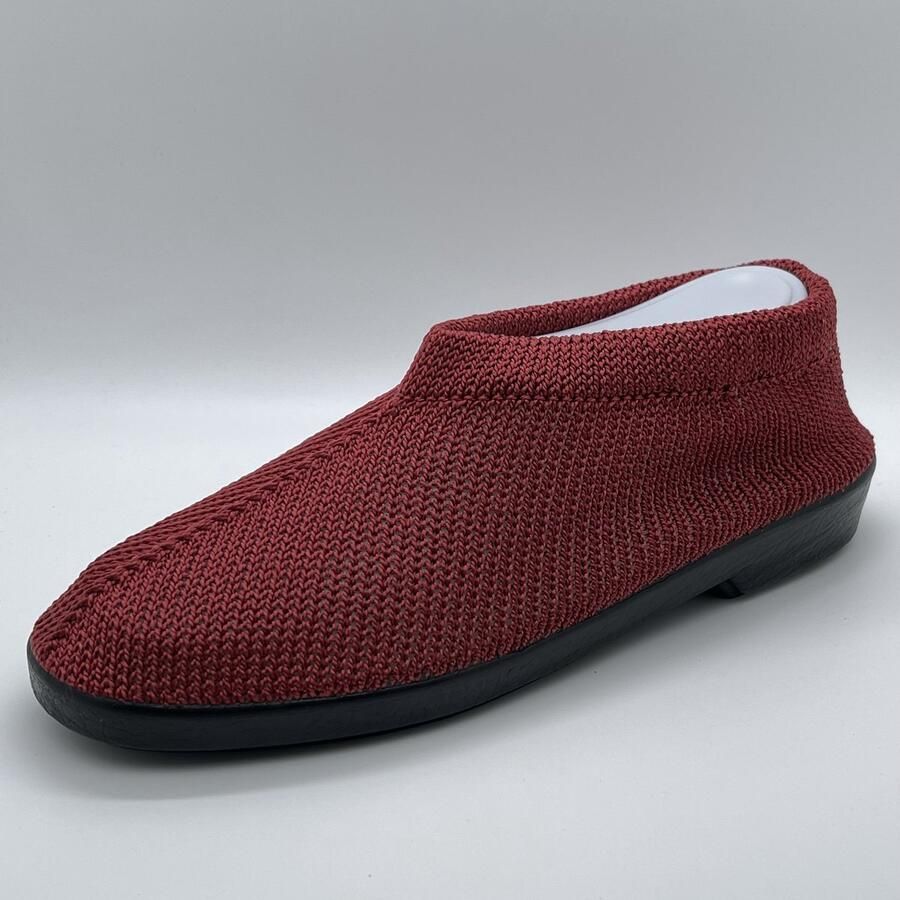 EUROCONFORTO Gebreide Portugese Schoen Terracotta Instappers Pantoffel