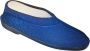 EUROCONFORTO Gebreide Portugese Schoen Blauw Kobalt Instappers Pantoffel - Thumbnail 3