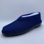 EUROCONFORTO Gebreide Portugese Schoen Blauw Kobalt Instappers Pantoffel - Thumbnail 2