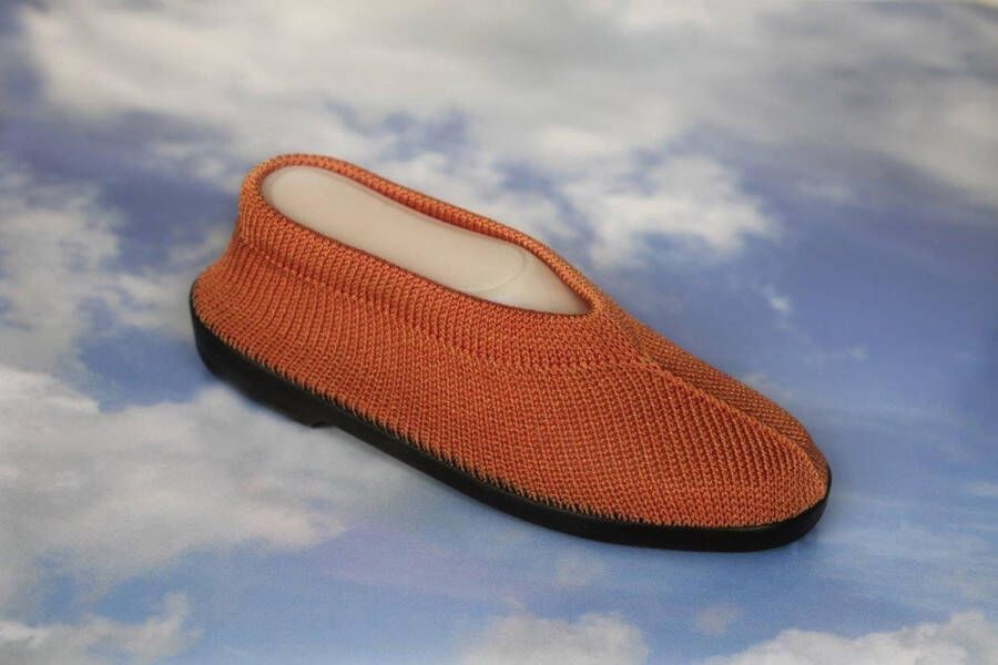 EUROCONFORTO Gebreide Portugese Schoen | Orankje | - Schoenen.nl