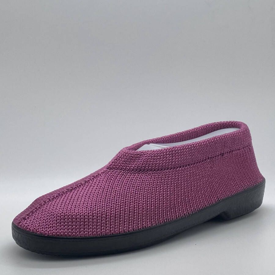 EUROCONFORTO Gebreide Portugese Schoen Roze Amarant Instappers Pantoffel