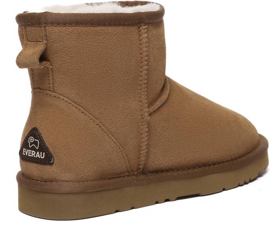 EVERAU Australia Dames Leren Korte Laarzen Ostrich