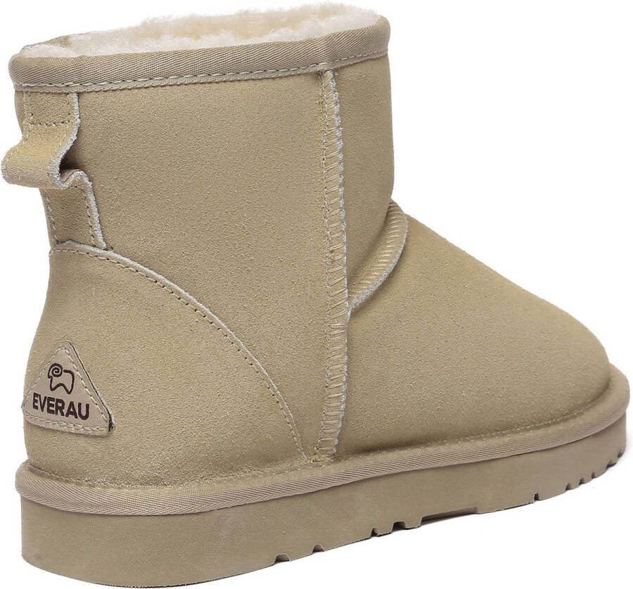 EVERAU Australia Dames Leren Korte Laarzen Ostrich