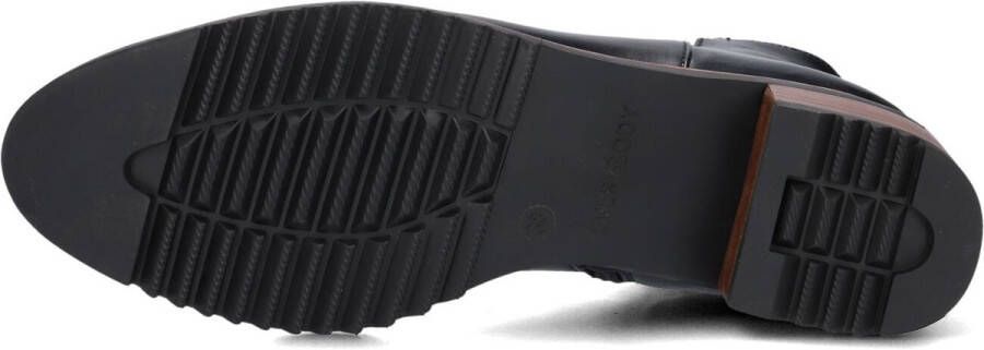 Everybody 11654 Enkellaarsjes Enkelboots met rits Dames Blauw