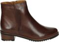 EVERYBODY Enkellaarsjes Dames Belport Leer Bruin - Bruin