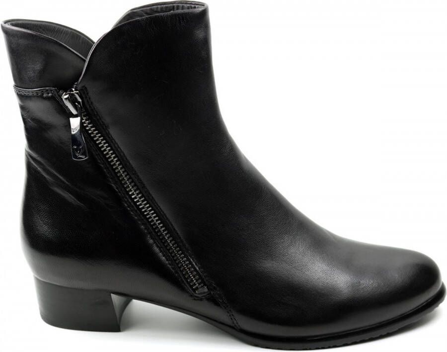 EVERYBODY Enkellaarsjes Dames Barocoria Maat: 41 Materiaal: Leer Kleur: Zwart - Foto 4