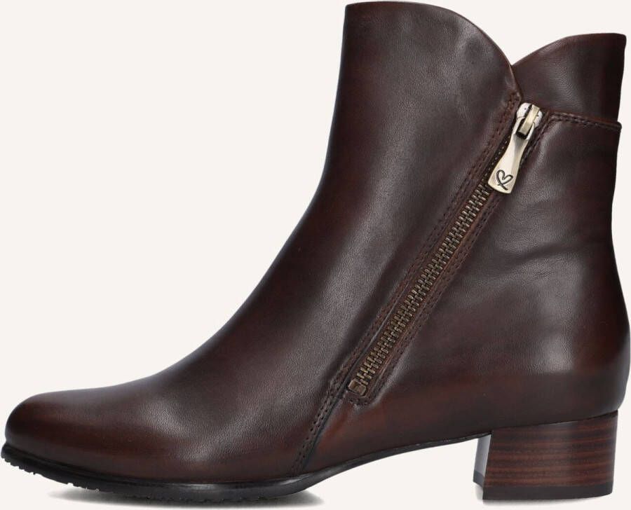 Everybody Barocoria Enkellaarsjes Enkelboots met rits Dames Bruin