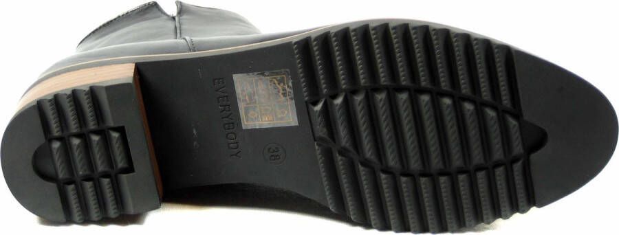 EVERYBODY Enkellaarsjes Dames Belport Maat: 40 5 Materiaal: Leer Kleur: Zwart - Foto 3