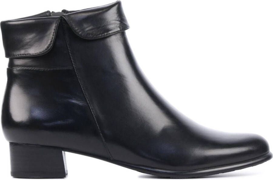 EVERYBODY Enkellaarsjes Dames 49146 Maat: 37 5 Materiaal: Leer Kleur: Zwart - Foto 3