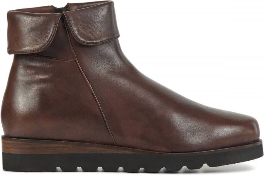 EVERYBODY Enkellaarsjes Dames 75898 Maat: 40 5 Materiaal: Leer Kleur: Bruin - Foto 2