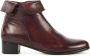 EVERYBODY Enkellaarsjes Dames 49146 Maat: 37 Materiaal: Leer Kleur: Rood - Thumbnail 2