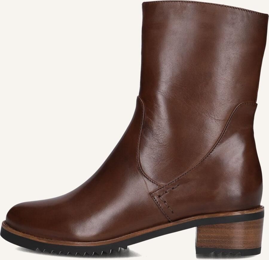 EVERYBODY Enkellaarsjes Dames Bee Maat: 36 Materiaal: Leer Kleur: Bruin - Foto 3