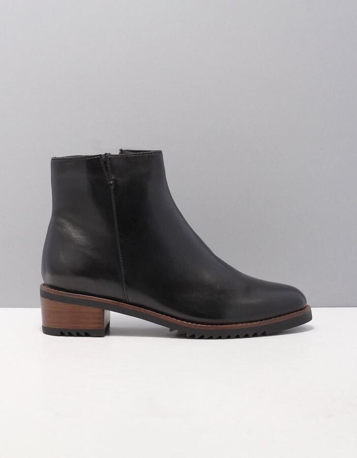 EVERYBODY Enkellaarsjes Dames Belport Maat: 38 Materiaal: Leer Kleur: Zwart - Foto 3