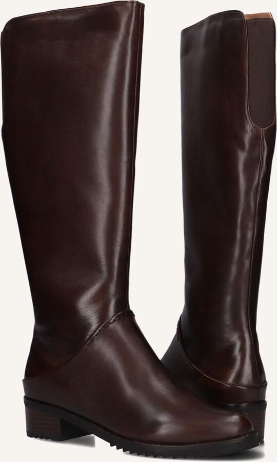 EVERYBODY Hoge Laarzen Dames Berta Maat: 41 Materiaal: Leer Kleur: Bruin - Foto 3