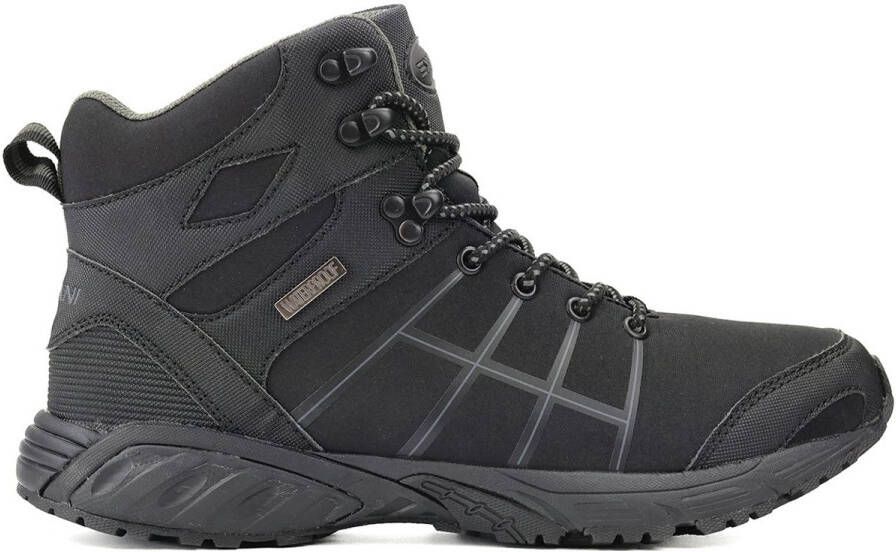Exani CAPITAN HI Heren schoenen- Zwarte Hoge Sneakers met Stevige Grip & Comfort