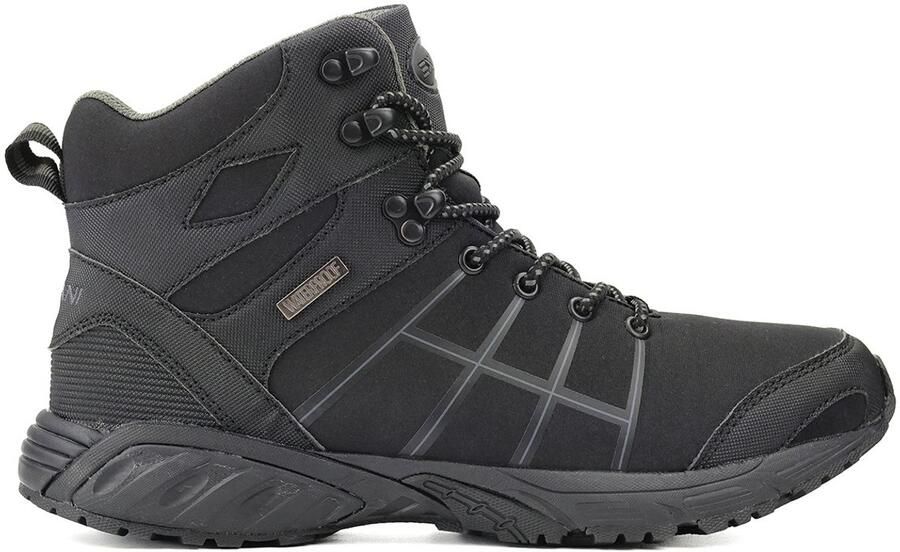 Exani CAPITAN HI Heren schoenen- Zwarte Hoge Sneakers met Stevige Grip & Comfort