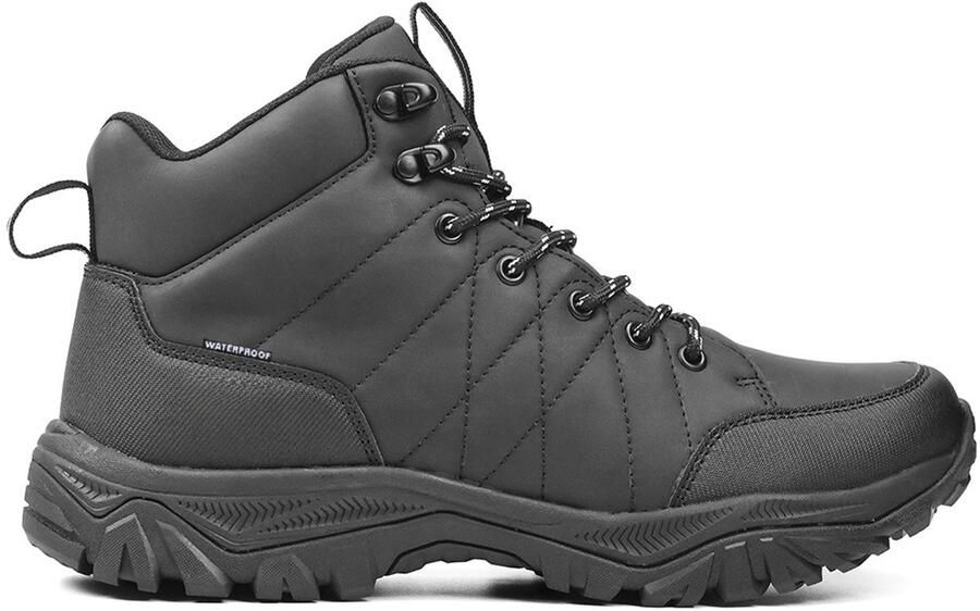 Exani ERMAN HI Heren schoenen Zwarte Hoge Veterschoenen Stijlvol & Comfortabel voor Dagelijks Gebruik