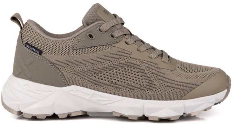 Exani WHISPER Dames Sneakers Beige Lichtgewicht & Comfortabel