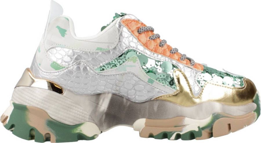 Exé Shoes Sneakers EXÉ Sneakers 22E10-3 Golden Green