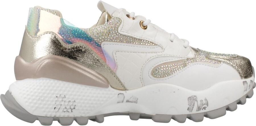 Exé Shoes Lage Sneakers D190608-17-PU-ALL-WHITE