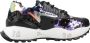 Exé Shoes Lage Sneakers D190608-17-PU-BLACK - Thumbnail 1