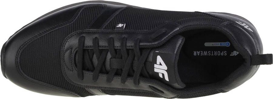 4F Men's Casual OBML255-21S Mannen Zwart Sneakers