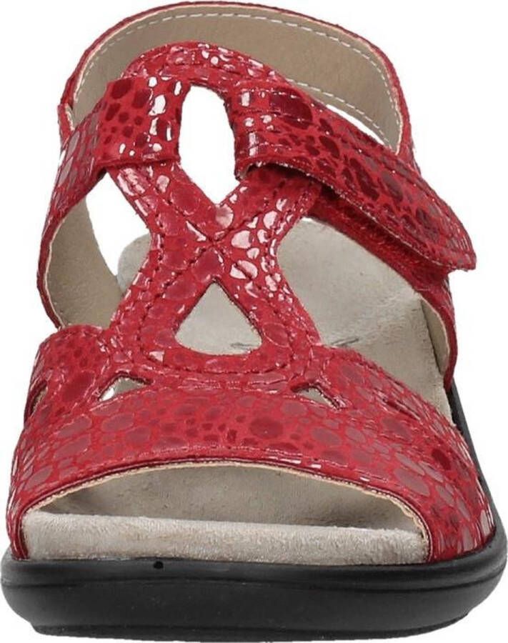 4X Comfort 4XComfort Dames sandalen Plat rood