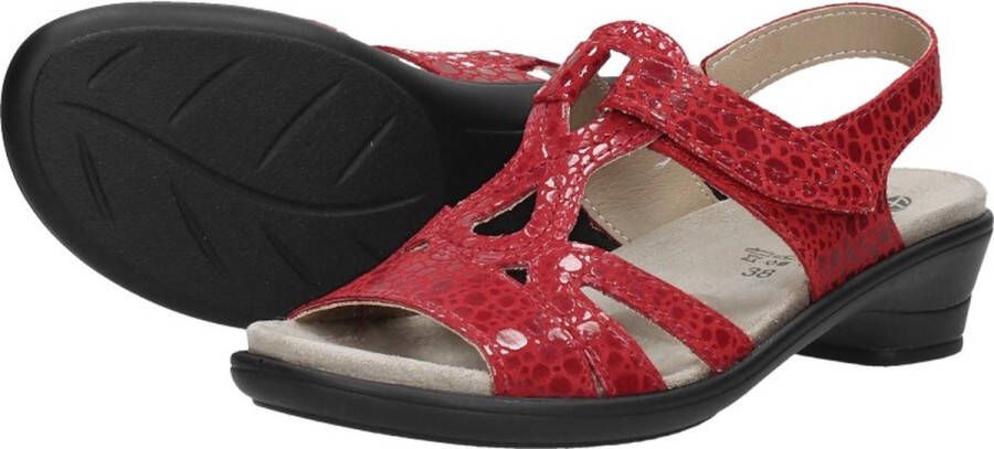 4X Comfort 4XComfort Dames sandalen Plat rood