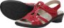 4X Comfort 4XComfort Dames sandalen Plat rood - Thumbnail 5