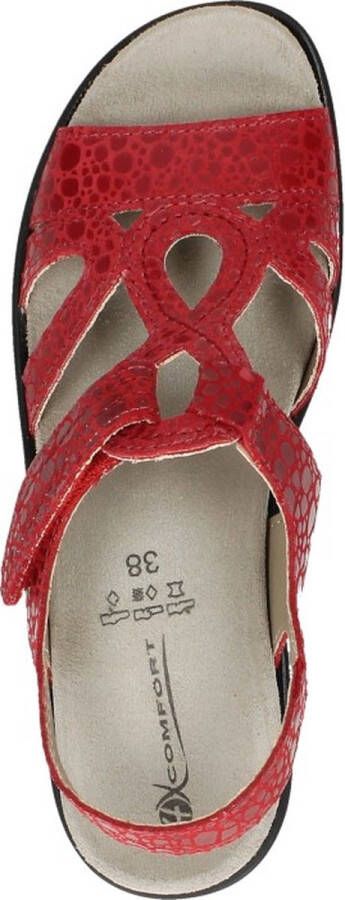 4X Comfort 4XComfort Dames sandalen Plat rood