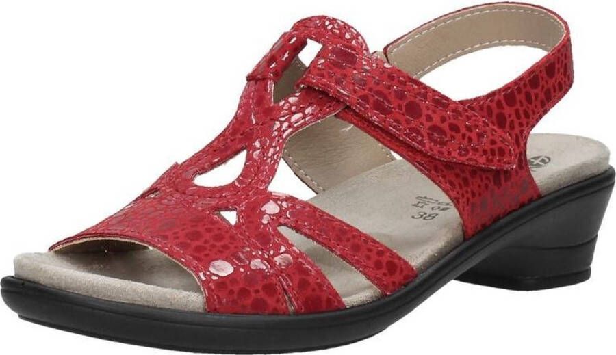 4X Comfort 4XComfort Dames sandalen Plat rood