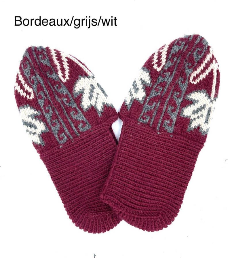 A Sense of Love Hand gebreide wollen sloffen 2XL