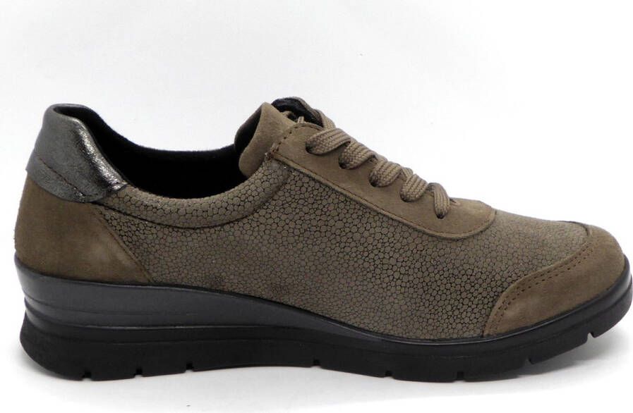 Aco Dames Sneaker 0860-9308-0057 Taupe