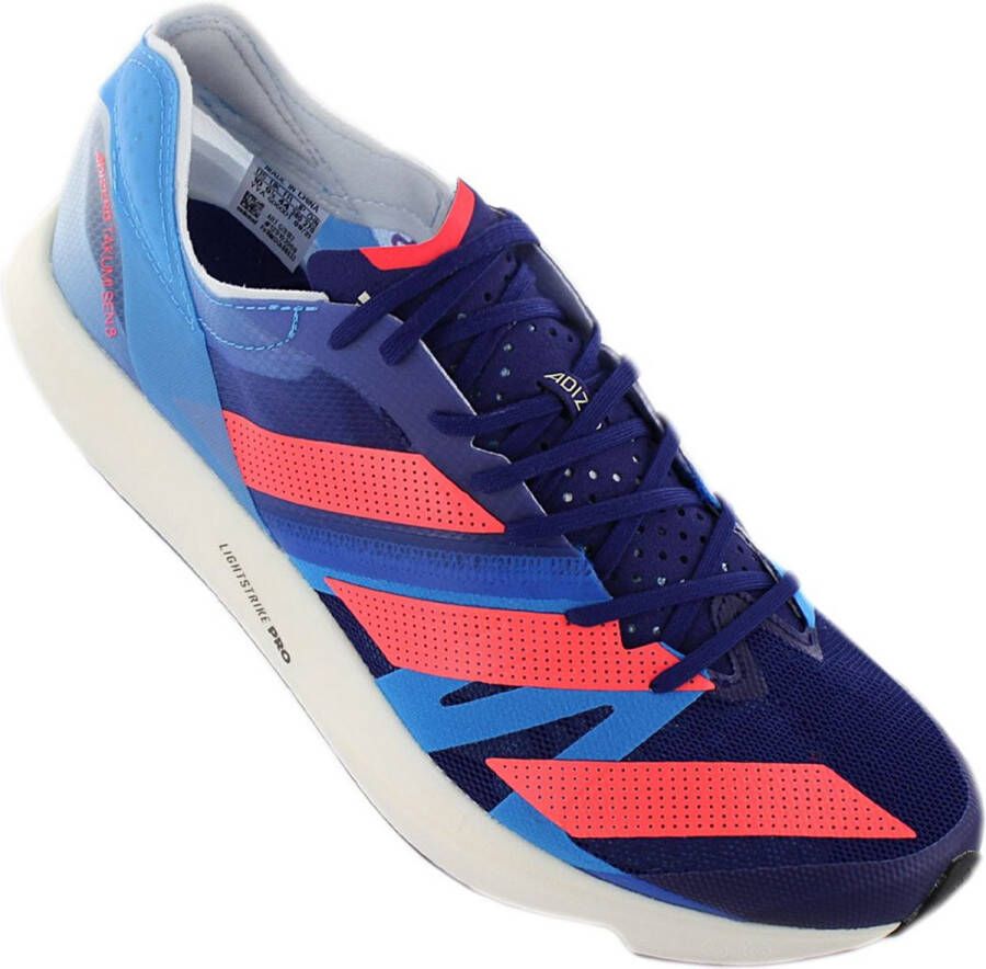adidas Adizero Takumi Sen 8 Heren Hardloopschoenen Running Schoenen Sportschoenen Blauw GZ0182