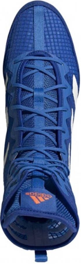 adidas Box Hog 4 Boksschoenen Blauw met wit