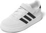 Adidas Breaknet Lifestyle Court Schoenen met Elastische Veters en Klittenband Bovenaan - Thumbnail 3
