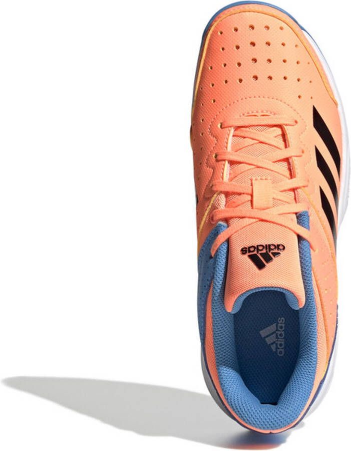adidas Court Stabil kinderen Sportschoenen Volleybal Indoor oranje blauw
