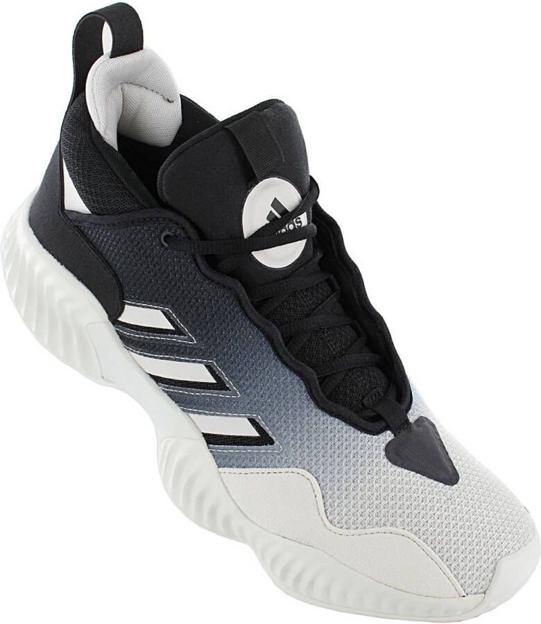 adidas Court Vision 3 Heren Basketbalschoenen Sneakers Zwart-Grijs H67756