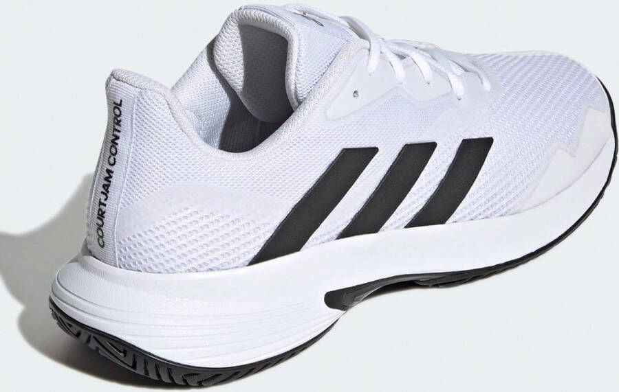 Adidas Courtjam Control Schoenen Ftwr White Core Black Ftwr White Heren - Foto 10