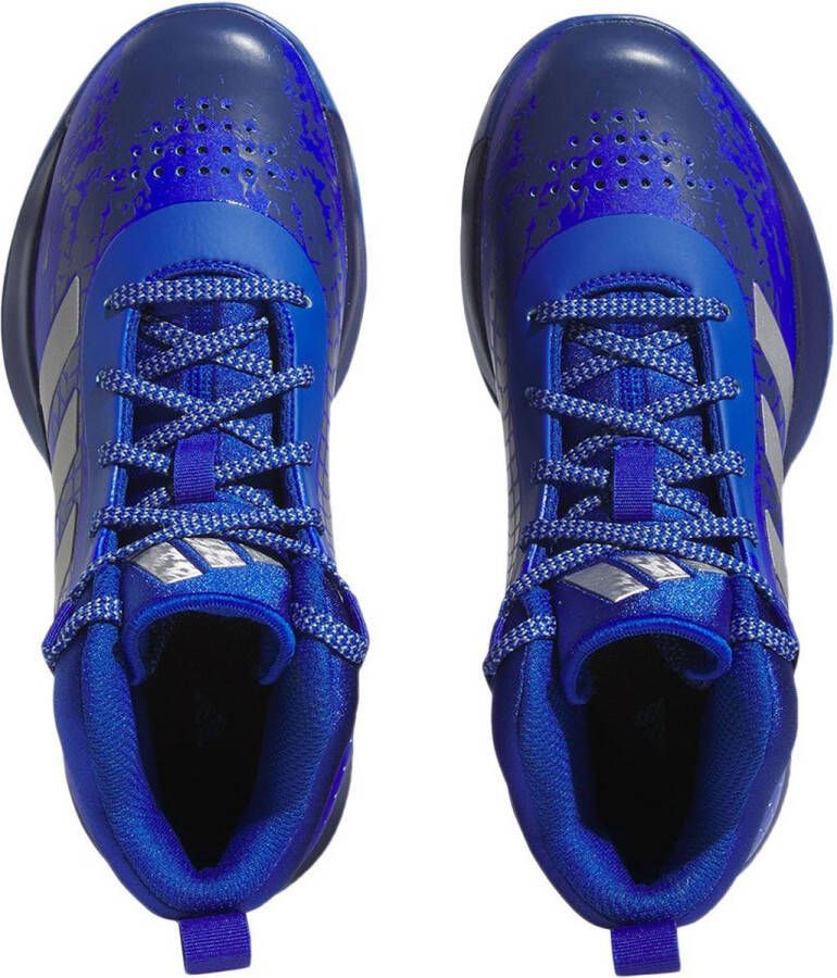 Adidas Cross Em Up 5 Brede Basketbalschoenen Voor Kinderen Blue Kinderen - Foto 5