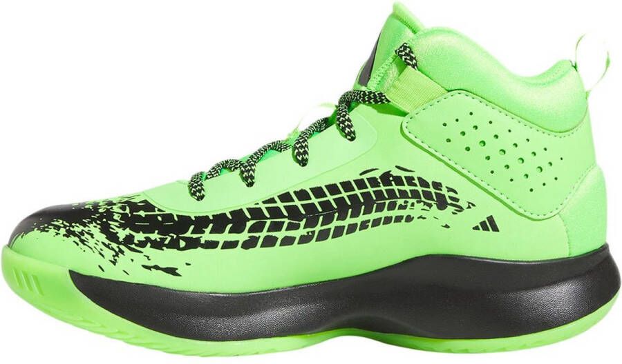 Adidas Cross Em Up 5 Brede Basketbalschoenen Voor Kinderen Green Kinderen - Foto 3