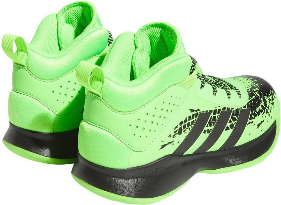 Adidas Cross Em Up 5 Brede Basketbalschoenen Voor Kinderen Green Kinderen - Foto 4