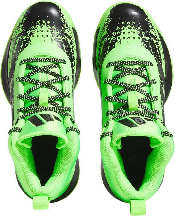 Adidas Cross Em Up 5 Brede Basketbalschoenen Voor Kinderen Green Kinderen - Foto 5