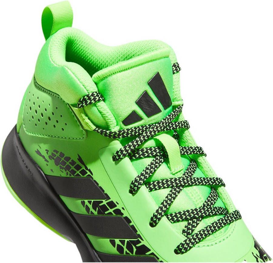 Adidas Cross Em Up 5 Brede Basketbalschoenen Voor Kinderen Green Kinderen - Foto 8