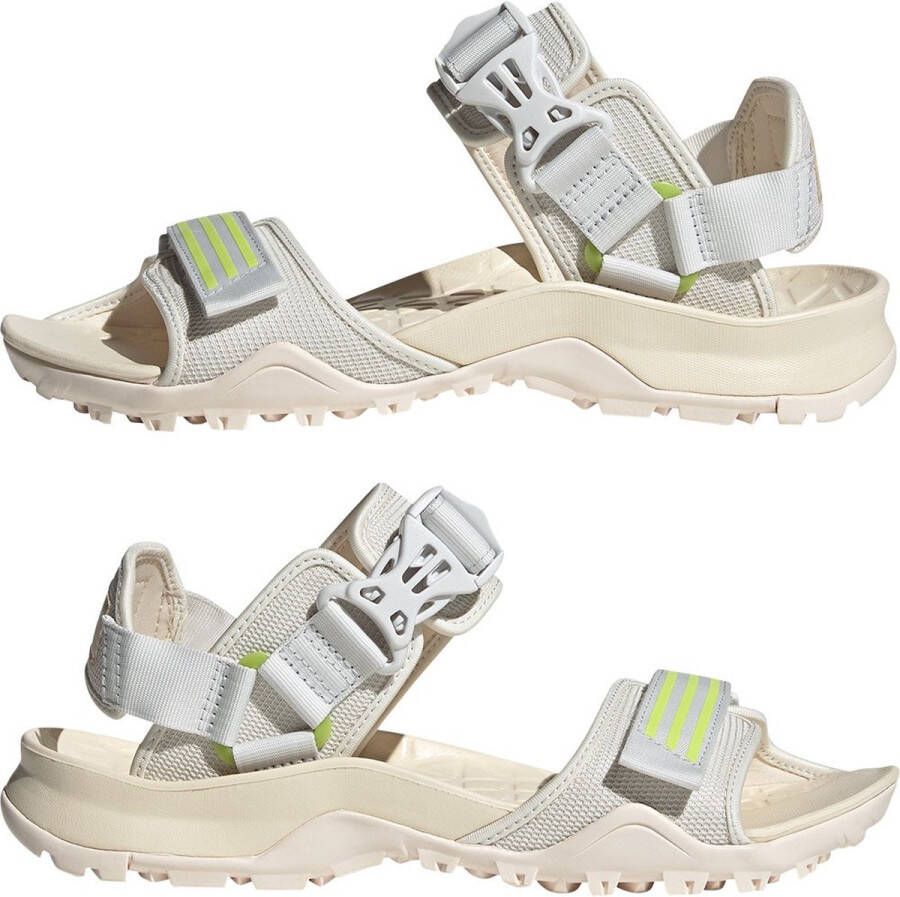 adidas Cyprex Ultra DLX Sandalen Wonder White Pulse Lime Crystal White Heren